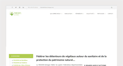 Desktop Screenshot of fredon-bretagne.com